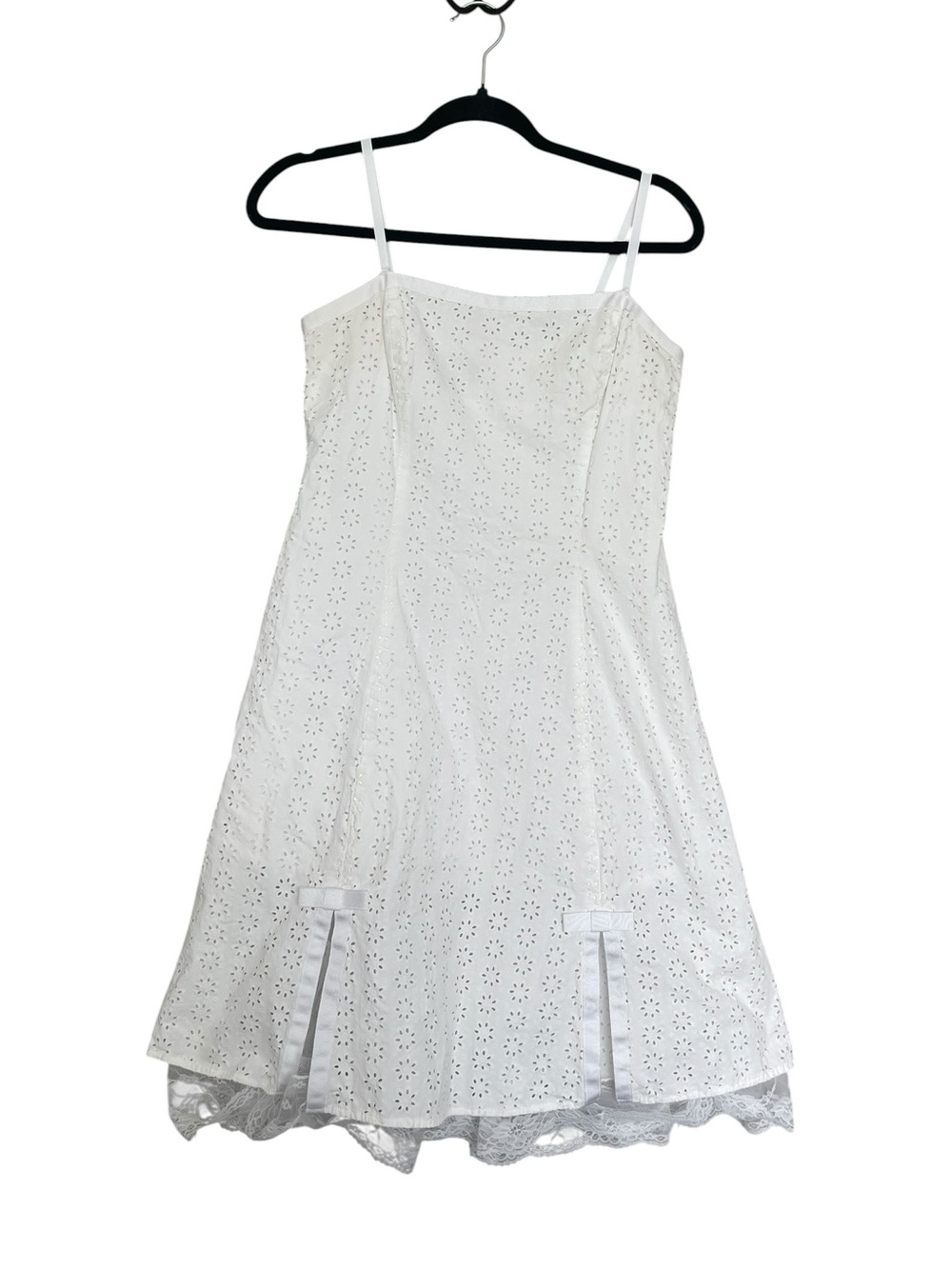 Y2K I.N. San Francisco White Eyelet Dress